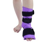 STREAMVOY Large Ankle Ice Pack Wrap 9 Inch｜3-in-1 Cold/Hot Therapy & Compression｜Adjustable Straps｜Dual Gel Packs for Extended Relief｜Foot Ankle Sprain Arthritis Pain Relief (Purple,2pcs)