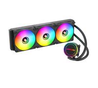 STREAMVOY Liquid Freezer III Pro 360 A-RGB CPU Cooler - 3x120mm PWM Fans, 38mm Radiator, VRM Cooling, for Intel LGA1851/1700 & AMD AM5/AM4 with Contact Frame (black)