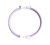 STREAMVOY Pilates Ring Yoga Circle, Body Toning Resistance Loop, Pelvic Floor Trainer, Multi-Color, Home Fitness Equipment (Advanced version (purple + white) - 1 box)