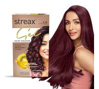 Streax Gel Hair Colour for women, Burgundy 3.16, 150 ml I Burgundy Hair colour I No ammonia hair color | 100% grey coverage