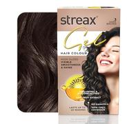 Streax Gel Hair Colour for women, Dark Brown 3, 150 ml I Brown Hair colour I No ammonia hair color | 100% grey coverage