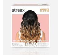 Streax Hair Colour Highlight Kit | Blonde Hair Colour, Vibrant Blonde - Pack of 1 I Enriched with Walnut & Argan Oil I Hair Colour for Women | Rich, vibrant, Easy to use, DIY Application