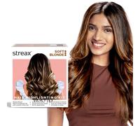 Streax Hair Colour Highlight Kit | Blonde, Soft Blonde - Pack of 1 | Enriched With Walnut & Argan Oil | For Women | Rich, Vibrant, Easy to Use, DIY Application