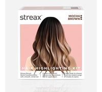Streax Hair Colour Highlight Kit | Brown Hair Colour, Mocha Brown - Pack of 1 I Enriched with Walnut & Argan Oil I Hair Colour for Women | Rich, vibrant, Easy to use, DIY Application