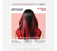 Streax Hair Colour Highlight Kit | Red Hair Colour, Scarlet Red - Pack of 1 I Enriched with Walnut & Argan Oil I Hair Colour for Women | Rich, vibrant, Easy to use, DIY Application