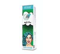 Streax Professional Hold & Play Funky Colours Hair Color, 100g (Pack of 1) - Mystic Blue