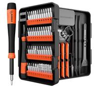 STREBITO 64Pcs Precision Screwdriver Set with Torx,Triwing,Pentalobe Bits, Professional Repair Tool Kit for Electronics, Phone, MacBook, PS5, Tablet, Ring Doorbell, Glasses & More