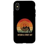 Street Art Crypto Blockchain Urban Digital Currency Bitcoin Case for iPhone X/XS