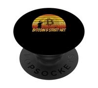 Street Art Crypto Blockchain Urban Digital Currency Bitcoin PopSockets Adhesive PopGrip
