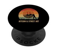 Street Art Crypto Blockchain Urban Digital Currency Bitcoin PopSockets Adhesive PopGrip