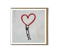 Street Art | Graffiti | Hold On Heart Blank Greeting Card