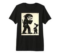 Street Art-Inspired Political Activist Graffiti Design Premium T-Shirt