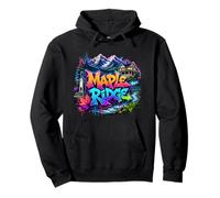 Street Art Maple Ridge City Canada Skyline Pullover Hoodie