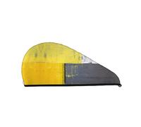 Street Art Modern Abstract Design Bath Shower Cap for Women Coral Velvet Dry Hair Cap Absorbent Fast Drying Towels