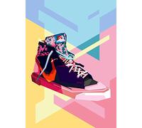 Street Art Readymade X Nike Blazer Shop Sign Logo Sport Fashion Trainer Sneaker Print Poster Wall Picture A4 +, 8.3 x 11.7 inches