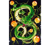STREET ART Shenron Magical Eternal Dragon Ball Japanese Manga Anime Print Poster Wall Art Picture A4 +, 8.3 x 11.7 inches