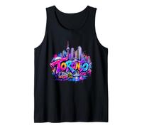 Street Art Toronto City Canada Skyline Tank Top