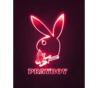 Street Art Vintage Playboy Rabbit Bunny Famous Logo Symbol Design Print Poster Wall Art Image Picture A4 +, 8.3 x 11.7 inches