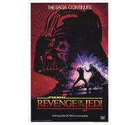 Street Art Vintage Star Wars Revenge Of The Jedi 1982 Anonymous Design Wall Decor Print Poster Wall Art Image Picture A4 +, 8.3 x 11.7 inches