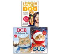 Street Cat Named Bob Faces The World 3 Books Collection Set (Street Cat Named Bob, Bob No Ordinary Cat, A Gift's From Bob)