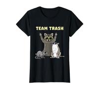Street Cats Raccoon Opossum Rat Team Trash Funny Animal Value Graphic T-Shirt