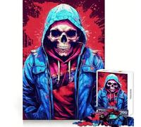 Street Cred Skull for Adults 1000 Piece Puzzle Mind Exercise Toy Gentle Leisure Design Assembly Seasonal Gift 38x52cm