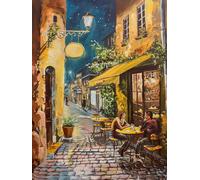 Street Diamond Art Kits Adults, 5D Diamond Painting Landscape, DIY Full Drill Cross Stitch Embroidery Crystal Art Kits, Crafts for Adults, Paintings for Room Decor, Gifts for Women 24x32 inch L-3989