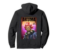 Street Fighter Akuma Retro Poster Graphic Art Classic Gaming Pullover Hoodie