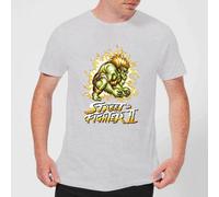 Street Fighter Blanka 16-bit Men's T-Shirt - Grey | Size: 2XL Street Fighter Grey 2XL
