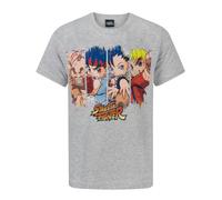 Street Fighter Boys Grey Short Sleeved T-Shirt - 13-14 Years