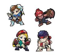 Street Fighter Characters 4-Piece Enamel Pin Set | Toynk Exclusive