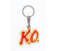Difuzed Street Fighter Keyring Ko Logo New Official Metal, silver, One Size