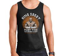 Street Fighter King Sagat Muay Thai Training Camp Men's Vest Black