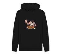 Street Fighter Men's Ryu Graphic Classic Hoodie in Black | Size: Small Street Fighter Black S