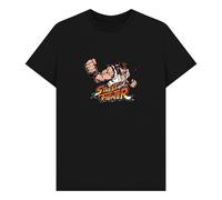 Street Fighter Ryu Classic Graphic Black T-Shirt | Size: Small Street Fighter Black S