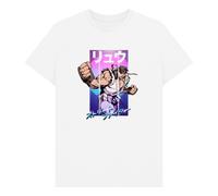 Street Fighter Ryu Future 80s Unisex T-Shirt in White | Size: XL Street Fighter White XL