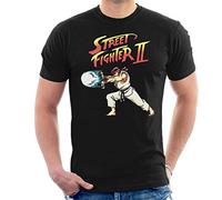 Street Fighter Ryu Hadauken Men's T-Shirt Black