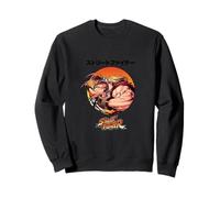 Street Fighter Ryu vs Ken Japanese Graphic Art Retro Gaming Sweatshirt