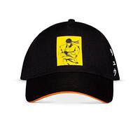 STREET FIGHTER Ryu Yellow Poster Print Adjustable Cap, Black/Orange (BA044528SFG)