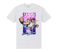 Street Fighter Unisex Adult Future 80s Ryu T-Shirt PN568