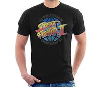 Street Fighter World Warrior 92 Championship Men's T-Shirt Black