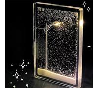 Street flowing lamp, Snow Scene Night Light, Christmas Light-Up Kit, Handmade Winter Snow Night Light Kit, Snowy night street lamp diys kit | Snowy Night Light Toys Arts and Crafts Decor for Kid Adult