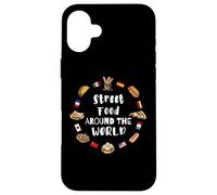 Street food around the world global flavors Case for iPhone 16 Plus