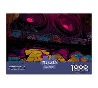Street GraffitiDeluxe Jigsaw Puzzles for Adults Doodle Featuring 1000 Intricate And Challenging Educational Puzzle Pieces - Crafted to Be An Exceptional Gift Jigsaw Puzzles for Adults And Young Adults