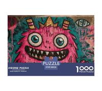 Street GraffitiFormidable 1000-Piece Jigsaw Puzzles for Adults Doodle An Odyssey of Impossible, Hard, And Difficult Challenging Puzzle Educational Games - The Ultimate Gift for Dedicated Adult And Tee