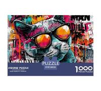 Street GraffitiFormidable 1000-Piece Jigsaw Puzzles for Adults Doodle An Odyssey of Impossible, Hard, And Difficult Challenging Puzzle Educational Games - The Ultimate Gift for Dedicated Adult And Tee