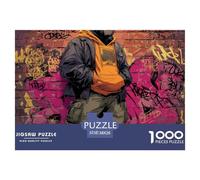 Street GraffitiFormidable 1000-Piece Jigsaw Puzzles for Adults Doodle An Odyssey of Impossible, Hard, And Difficult Challenging Puzzle Educational Games - The Ultimate Gift for Dedicated Adult And Tee