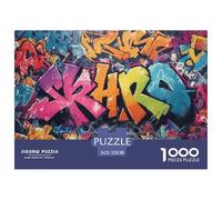 Street GraffitiFormidable 1000-Piece Jigsaw Puzzles for Adults Doodle An Odyssey of Impossible, Hard, And Difficult Challenging Puzzle Educational Games - The Ultimate Gift for Dedicated Adult And Tee