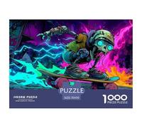 Street GraffitiFormidable 1000-Piece Jigsaw Puzzles for Adults Doodle An Odyssey of Impossible, Hard, And Difficult Challenging Puzzle Educational Games - The Ultimate Gift for Dedicated Adult And Tee