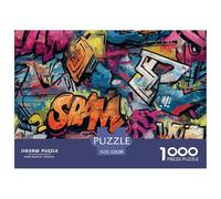 Street GraffitiFormidable 1000-Piece Jigsaw Puzzles for Adults Doodle An Odyssey of Impossible, Hard, And Difficult Challenging Puzzle Educational Games - The Ultimate Gift for Dedicated Adult And Tee